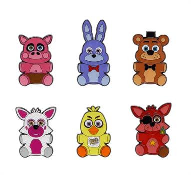 HT Loungefly FNAF Blind Character Enamel Pins