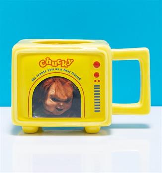 Child's Play - Chucky Retro TV Heat Change Mug